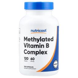 뉴트리코스트 Nutricost, 메틸화 비타민B 복합체, 캡슐 120정