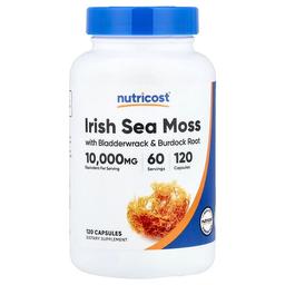 뉴트리코스트 Nutricost, 아이리쉬 바다 이끼, 캡슐 120정