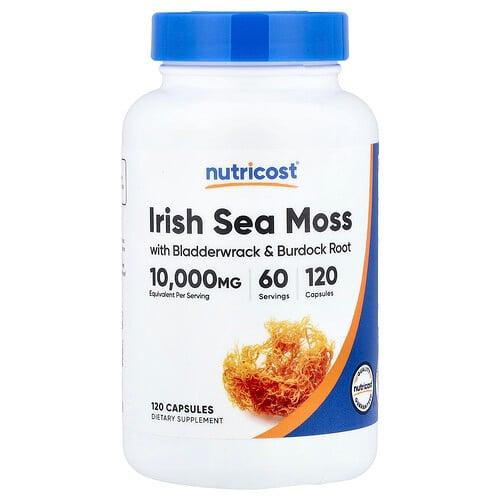 뉴트리코스트 Nutricost, 아이리쉬 바다 이끼, 캡슐 120정 상품 이미지