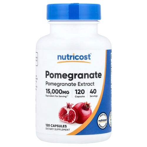뉴트리코스트 Nutricost, 석류, 캡슐 120정(캡슐 1정당 333mg) 상세 이미지