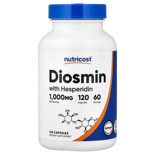 뉴트리코스트 Nutricost, 디오스민, 헤스페리딘 함유, 캡슐 120정 상세 이미지