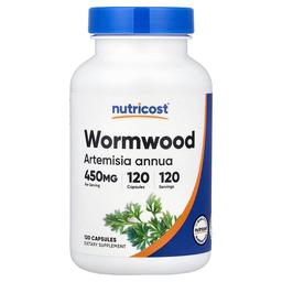 뉴트리코스트 Nutricost, 약쑥, 450mg, 캡슐 120정