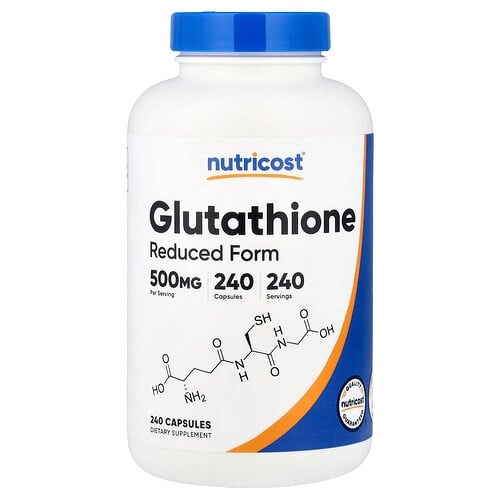 뉴트리코스트 Nutricost, 글루타치온, 500mg, 캡슐 240정 상세 이미지