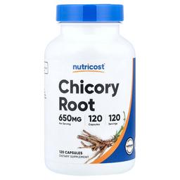 뉴트리코스트 Nutricost, 치커리 뿌리, 650mg, 캡슐 120정