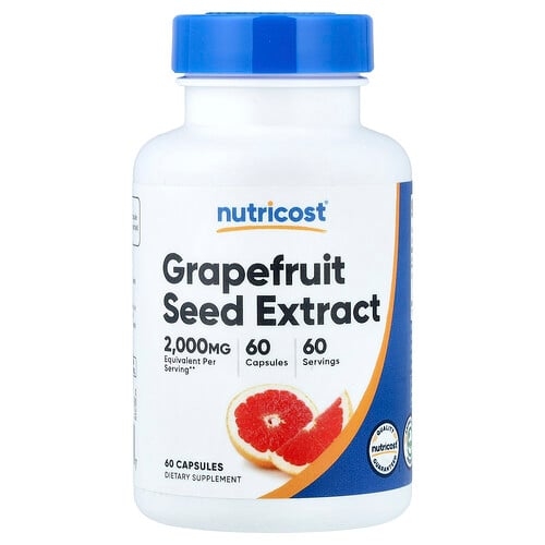 뉴트리코스트 Nutricost, 자몽 씨추출물, 2,000mg, 캡슐 60정 상세 이미지