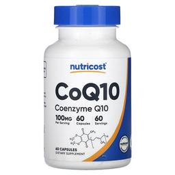 뉴트리코스트 Nutricost, CoQ10, 100mg, 캡슐 60정