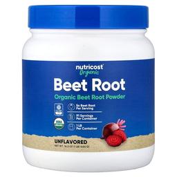 뉴트리코스트 Nutricost, 유기농 비트 뿌리 분말, 무맛, 454g(16oz)