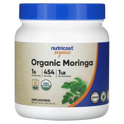 뉴트리코스트 Nutricost, 유기농 모링가, 무맛, 454g(16oz)