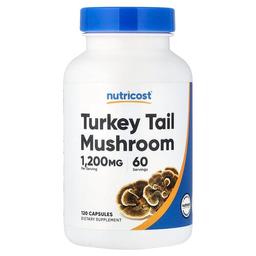 뉴트리코스트 Nutricost, 구름버섯, 캡슐 120정(캡슐 1정당 600mg)