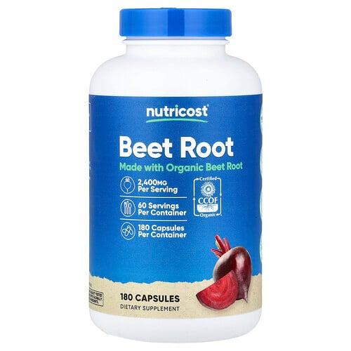 뉴트리코스트 Nutricost, 비트 뿌리, 캡슐 180정(캡슐 1정당 800mg) 상품 이미지