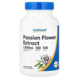 뉴트리코스트 Nutricost, 시계꽃 추출물, 1,500mg, 캡슐 120정