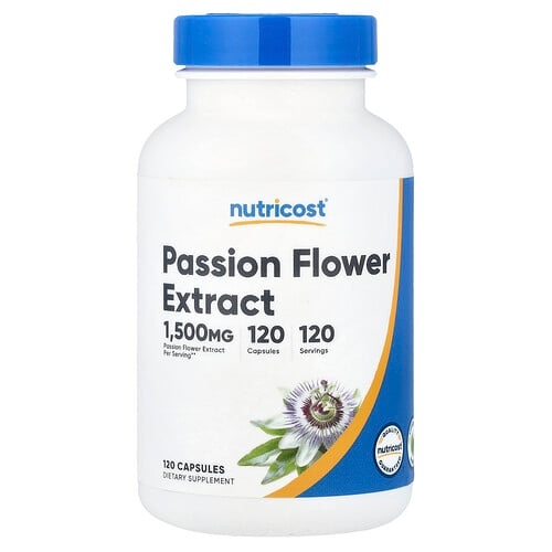 뉴트리코스트 Nutricost, 시계꽃 추출물, 1,500mg, 캡슐 120정 상세 이미지