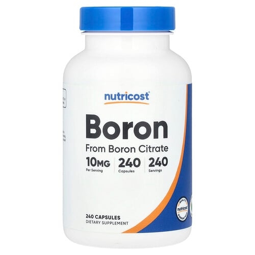 뉴트리코스트 Nutricost, 붕소, 10mg, 캡슐 240정 상세 이미지