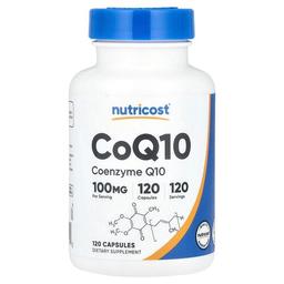 뉴트리코스트 Nutricost, CoQ10, 100mg, 캡슐 120정