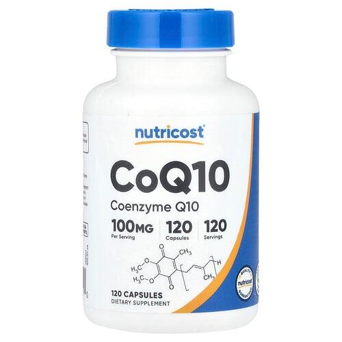 뉴트리코스트 Nutricost, CoQ10, 100mg, 캡슐 120정 상품 이미지