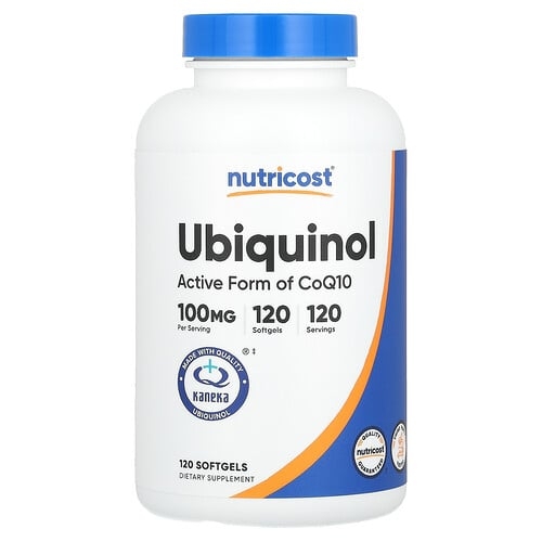 뉴트리코스트 Nutricost, 유비퀴놀, 100mg, 소프트젤 120정 상세 이미지