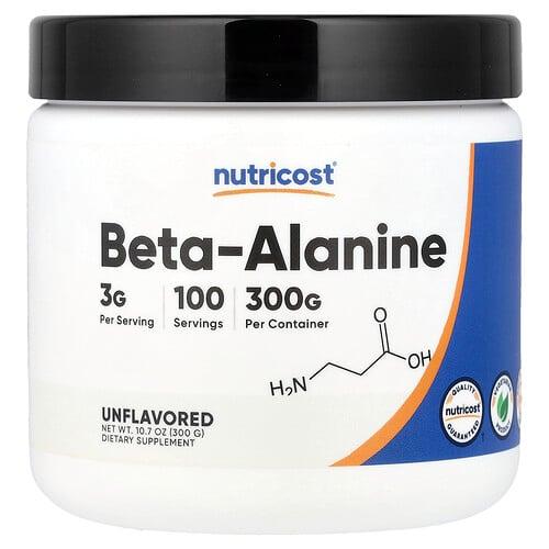 뉴트리코스트 Nutricost, 베타 알라닌, 무맛, 300g(10.7oz) 상품 이미지