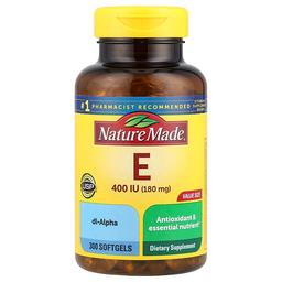 네이쳐메이드 Nature Made, 비타민E, 180mg(400IU), 소프트젤 300정