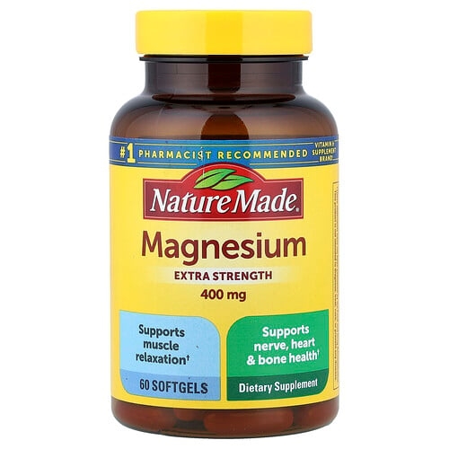 네이쳐메이드 Nature Made, 마그네슘, 400mg, 소프트젤 60정 상세 이미지