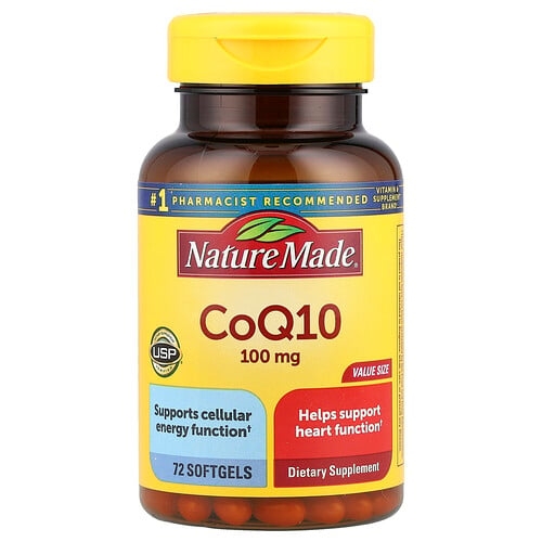 네이쳐메이드 Nature Made, CoQ10, 100mg, 소프트젤 72정 상세 이미지
