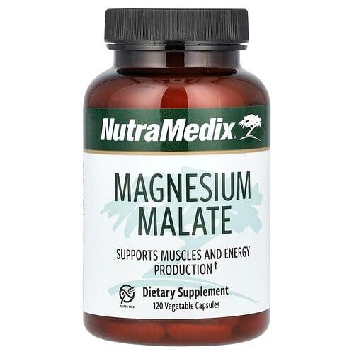 뉴트라메딕스 NutraMedix, 마그네슘 말레이트, 베지 캡슐 120정(캡슐 1정당 100mg) 상품 이미지