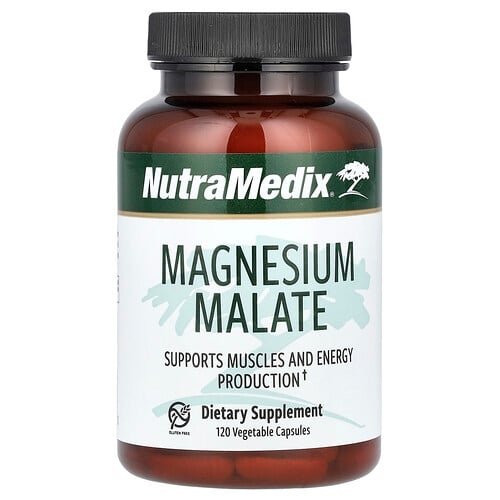 뉴트라메딕스 NutraMedix, 마그네슘 말레이트, 베지 캡슐 120정(캡슐 1정당 100mg) 상세 이미지