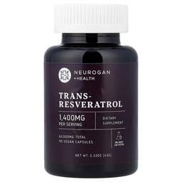 뉴로간 헬스 Neurogan Health, 트랜스-레스베라트롤, 베지 캡슐 90정(캡슐 1정당 700mg)