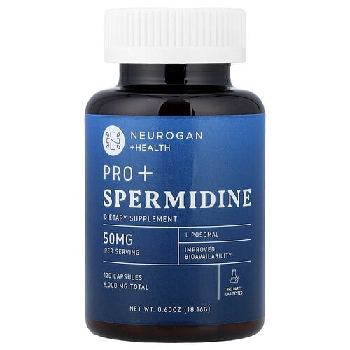 뉴로간 헬스 Neurogan Health, Pro+ 스페미딘, 캡슐 120정, 18.16g(0.6oz) 상세 이미지