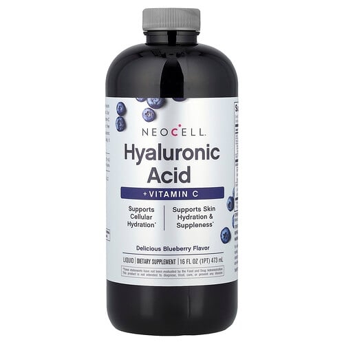 네오셀 NeoCell, 액상 히알루론산 + 비타민C, 맛있는 블루베리, 473ml(16fl oz) 상세 이미지