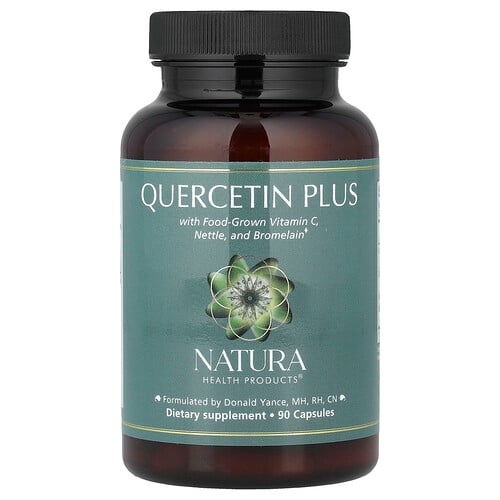 Natura Health Products, 퀘르세틴 플러스, 캡슐 90정 상세 이미지