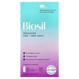 바이오실 Biosil, 고급 헤어 및 손발톱 케어, 오리지널 캡슐 120정