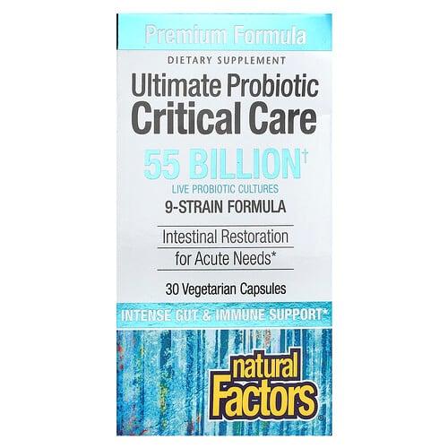 네츄럴 펙터스 Natural Factors, Ultimate Probiotic, Critical Care, 550억 CFU, 베지 캡슐 30정 상품 이미지