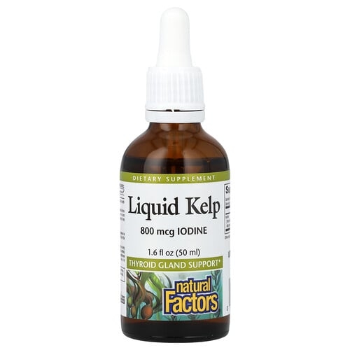 네츄럴 펙터스 Natural Factors, 리퀴드 켈프, 800mcg, 50ml(1.6fl oz) 상세 이미지