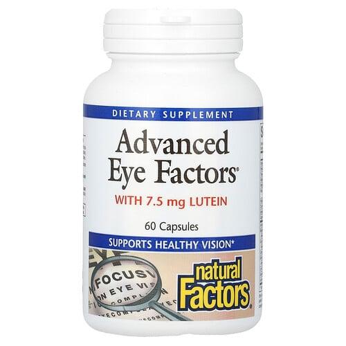 네츄럴 펙터스 Natural Factors, 어드밴스드 Eye Factors, 캡슐 60정 상품 이미지