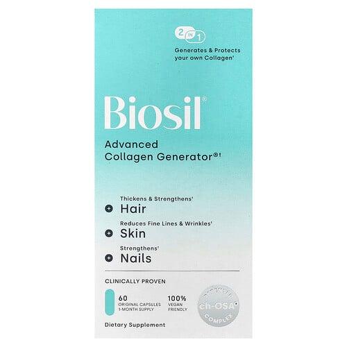 바이오실 Biosil, Advanced Collagen Generator®, 오리지널 캡슐 60정 상품 이미지