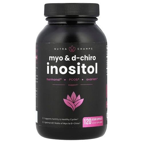 뉴트라챔스 NutraChamps, 미오 & d-카이로 이노시톨, 베지 캡슐 120정 상세 이미지