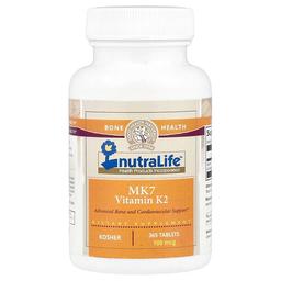 뉴트라라이프 NutraLife, Mk7 비타민K2, 100mcg, 365정