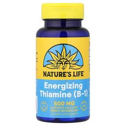 네츄럴 라이프 Nature's Life, 에너자이징 티아민(B1), 500mg, 50정