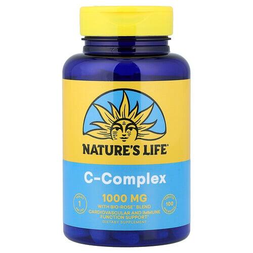 네츄럴 라이프 Nature's Life, C-복합체, 1,000mg, 100정 상품 이미지