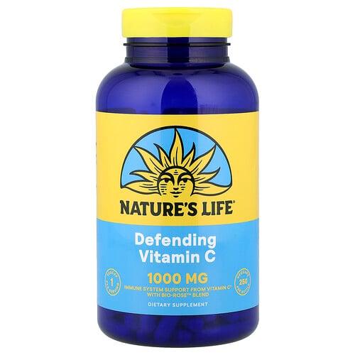 네츄럴 라이프 Nature's Life, Bio-Rose™ 혼합물을 함유한 비타민C, 베지 캡슐 250정 상품 이미지