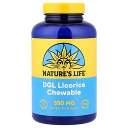 네츄럴 라이프 Nature's Life, DGL 감초 츄어블, 380mg, 츄어블 100정