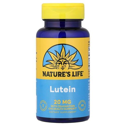 네츄럴 라이프 Nature's Life, 루테인, 소프트젤 60정 상품 이미지