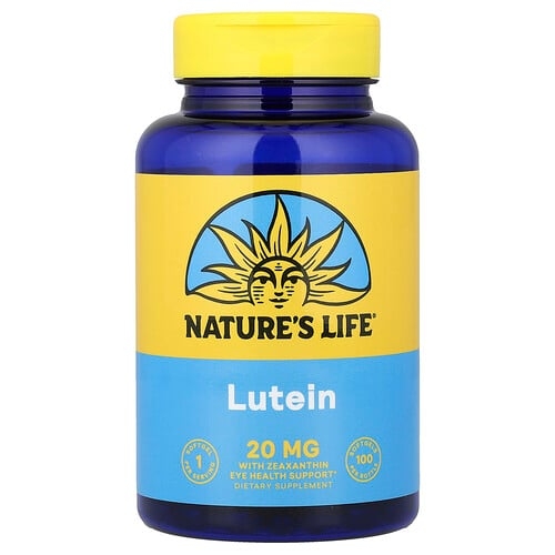 네츄럴 라이프 Nature's Life, 루테인, 소프트젤 100정 상세 이미지