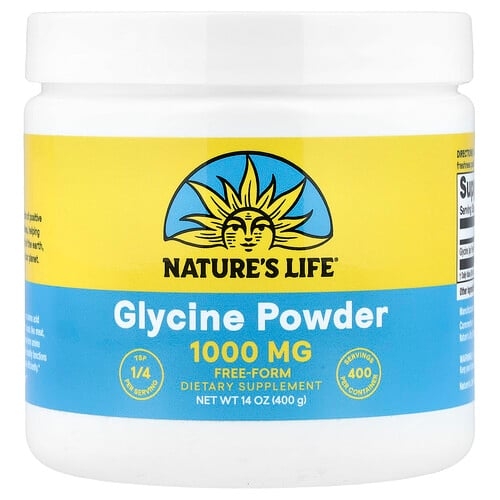네츄럴 라이프 Nature's Life, 글라이신 분말, 400g(14oz) 상세 이미지