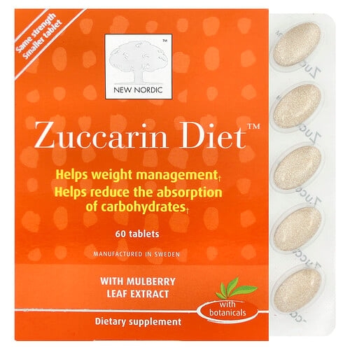 뉴 노르딕 US New Nordic, Zuccarin Diet, 60정 상세 이미지