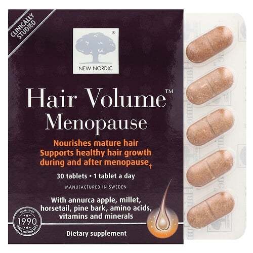 뉴 노르딕 US New Nordic, Hair 볼륨™ 폐경기, 30정 상세 이미지