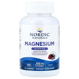 노르딕 네츄럴 프로페셔날 Nordic Naturals, 마그네슘 구미젤리, 블루베리 라벤더, 구미젤리 60개(구미젤리 1개당 100mg)