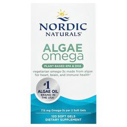노르딕 네츄럴 프로페셔날 Nordic Naturals, 해조류 오메가, 소프트젤 120정(소프트젤 1정당 357.5mg)