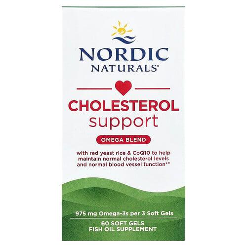 노르딕 네츄럴 프로페셔날 Nordic Naturals, 콜레스테롤 개선, 오메가 혼합물, 소프트젤 60정 상품 이미지