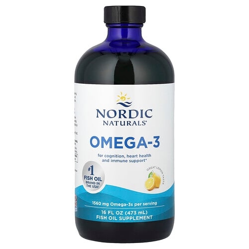 노르딕 네츄럴 프로페셔날 Nordic Naturals, 오메가3, 레몬, 1,560mg, 473ml(16fl oz) 상세 이미지